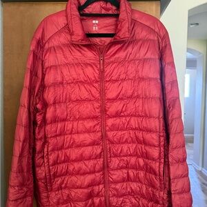 Uniqlo Women's Vibrant Red Puffer Jacket